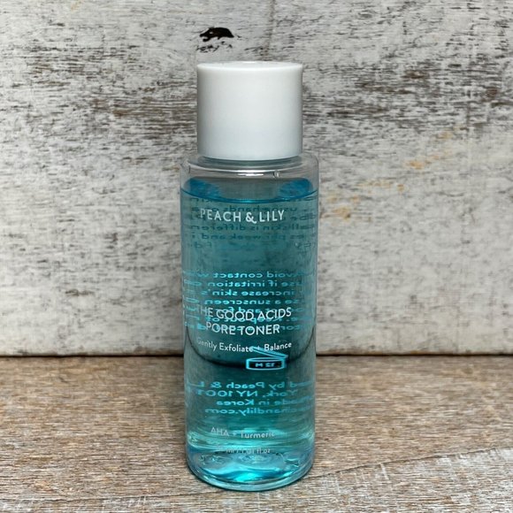 Peach & Lily The Good Acids Pore Toner Gently Exfoliates + Blanch Travel Size - Picture 1 of 4